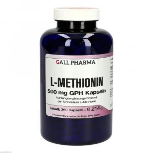 L-METHIONIN 500 mg GPH Kapseln