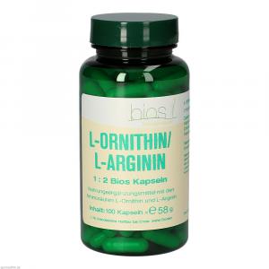 L-ORNITHIN/L-ARGININ 1:2 Bios Kapseln