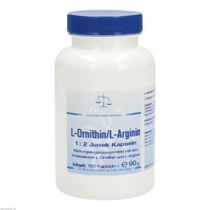 L-ORNITHIN/L-ARGININ 1:2 Junek Kapseln