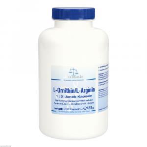 L-ORNITHIN/L-ARGININ 1:2 Junek Kapseln
