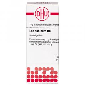 LAC CANINUM D 8 Globuli Ind.Fert.