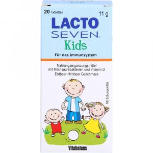 LACTO SEVEN Kids Erdbeer-Himbeer-Geschmack Tabl.