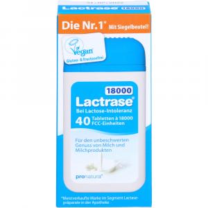 LACTRASE 18.000 FCC Tabletten teilbar im Spender