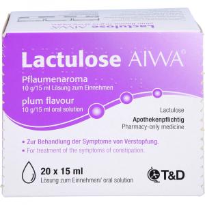 LACTULOSE AIWA Pflaumenaroma 10 g/15 ml Lsg.z.Einn