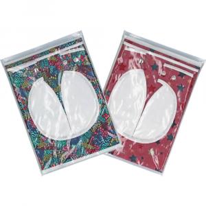 LÄTZCHEN waschbar f.Kinder Textil m.Folie farbig