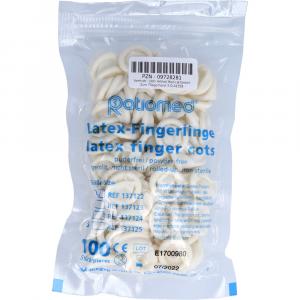 LATEX-FINGERLINGE puderfrei Gr.S