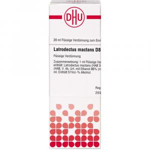 LATRODECTUS mactans D 8 Dilution