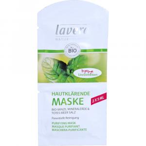 LAVERA hautklärende Maske Minze 4sprachig