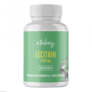LECITHIN 1200 mg Sojalecithin+Vit.E vegan Weichk.