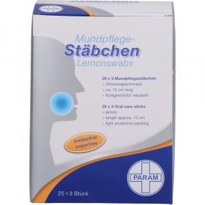 LEMON SWABS Mundpflegestäbchen Zitrone