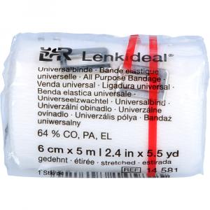 LENKIDEAL Idealb.6 cmx5 m weiß m.Verbandkl.einz.