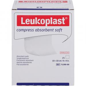 LEUKOPLAST compress absorbent soft steril 10x10cm
