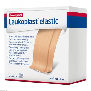 LEUKOPLAST Elastic Pflaster 6 cmx5 m Rolle