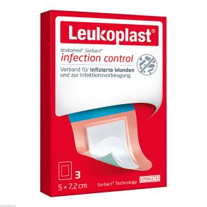 LEUKOPLAST Leukomed Sorbact steril 5x7,2 cm