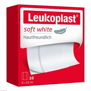LEUKOPLAST soft white Pflaster 8x10 cm