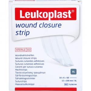 LEUKOPLAST wound closure strip 12x100 mm weiß