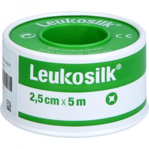 LEUKOSILK 2,5 cmx5 m im Schutzring