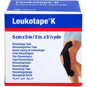 LEUKOTAPE K 5 cm schwarz