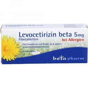 LEVOCETIRIZIN beta 5 mg Filmtabletten