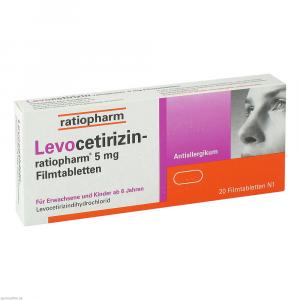 LEVOCETIRIZIN-ratiopharm 5 mg Filmtabletten