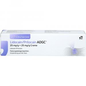 LIDOCAIN/PRILOCAIN ADGC 25 mg/g + 25 mg/g Creme