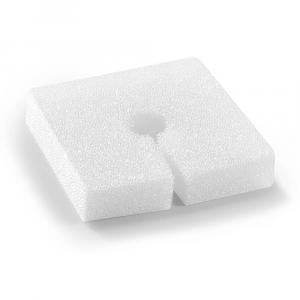 LIGASANO weiß Schlitzkompresse 1x5x5 cm unsteril