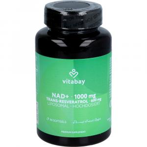 LIPOSOMALES NAD+ 1000mg+trans-Reveratrol 600mg WKA