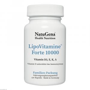 LIPOVITAMINE Forte 10.000 I.E. D3+K2+A+E Kapseln