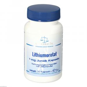 LITHIUMOROTAT 1 mg Junek Kapseln