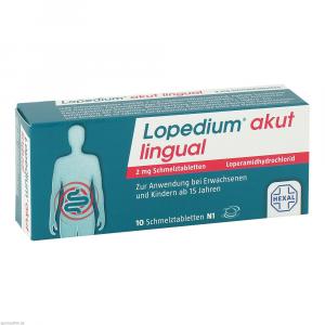 LOPEDIUM akut lingual 2 mg Schmelztabletten