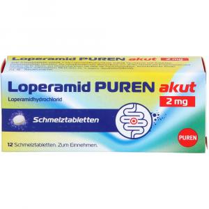 LOPERAMID PUREN akut 2 mg Schmelztabletten