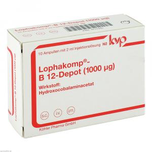 LOPHAKOMP B 12 Depot 1000 μg Injektionslösung