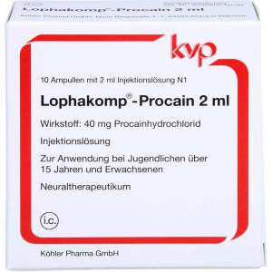 LOPHAKOMP Procain 2 ml Injektionslösung