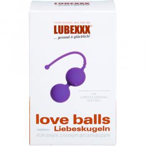 LUBEXXX Liebeskugeln für Beckenbodentraining lila