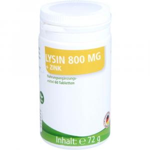 LYSIN 800 mg+Zink Tabletten