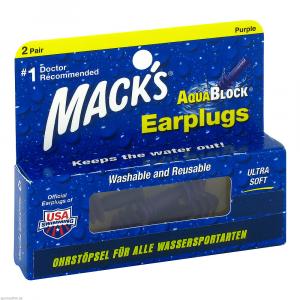 MACKS Aquablock Earplugs CE