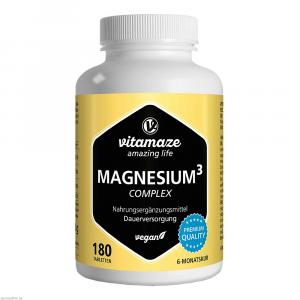 MAGNESIUM 350 mg Komplex Citrat/Oxid/Carbon.vegan