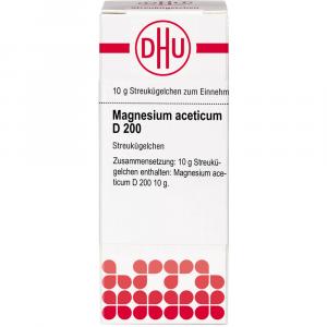 MAGNESIUM ACETICUM D 200 Globuli Ind.Fert.