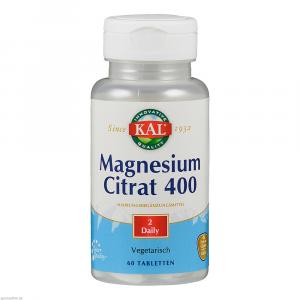 MAGNESIUM CITRAT 400 mg KAL Tabletten