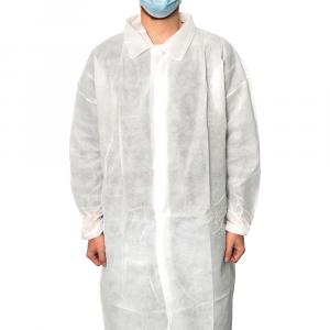 MAIMED Coat V weiß Besucherkittel aus Vlies 120 cm