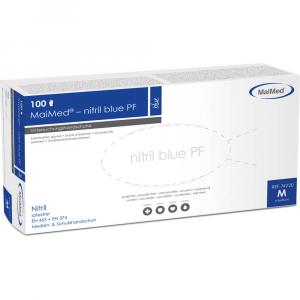 MAIMED Nitril Unt.Handsch.unster.pf Gr.M blau