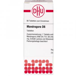 MANDRAGORA D 6 Tabletten MANDRAGORA D 6 Tabletten