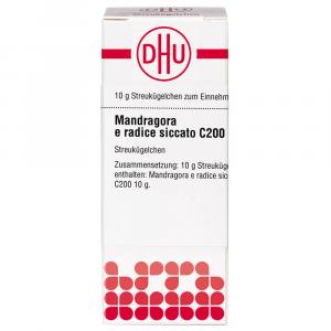 MANDRAGORA E radice siccato C 200 Globuli Ind.Fert