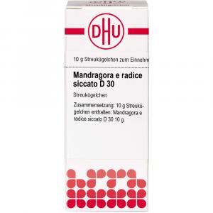 MANDRAGORA E radice siccato D 30 Globuli Ind.Fert.