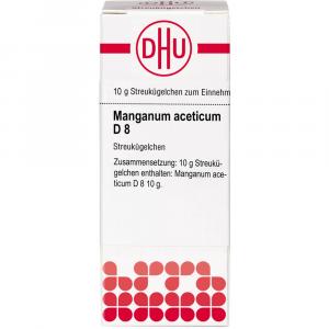 MANGANUM ACETICUM D 8 Globuli Ind.Fert.