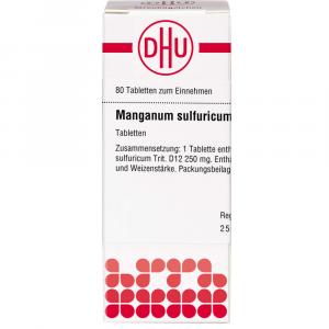 MANGANUM SULFURICUM D 12 Tabletten