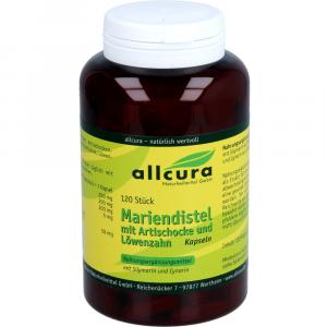 MARIENDISTEL MIT Artischocke und Löwenzahn Kapseln