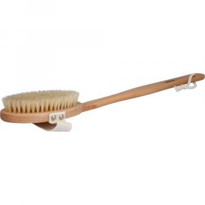 MASSAGEBÜRSTE mit Stiel 43 cm ovaler Kopf TITANIA