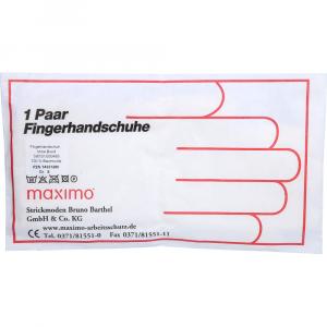 MAXIMO Fünffingerstrickhandsch.o.Gummibund Gr.8