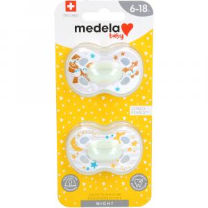 MEDELA baby Schnuller Night&Night Duo unisex 6-18M